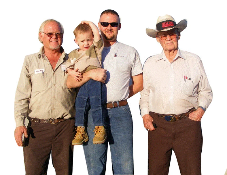 Rushing family team photo
